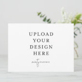 5,5 Zoll x 7,5 Zoll Einladung - Landschaft (Stehend Vorderseite)