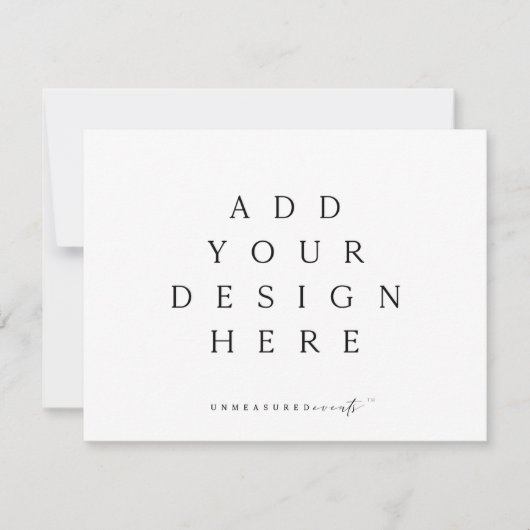 5,5x4,25" Horizontaler Flachkartendruck (Vorderseite)