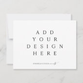 5,5x4,25" Horizontaler Flachkartendruck (Rückseite)