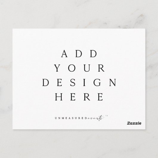 5,5x4,25" Horizontaler Postkartendruck Postkarte (Rückseite)