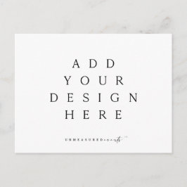 5,5x4,25" Horizontaler Postkartendruck Postkarte