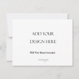 5,5x4,25" Landschaftskartendruck Mitteilungskarte