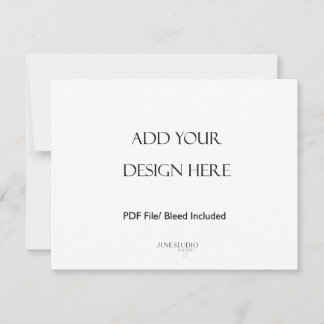 5,5x4,25" Landschaftskartendruck Mitteilungskarte