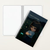 5,5x8,5 Journal: Glühwürmchen-Laterne Notizblock (Innen)