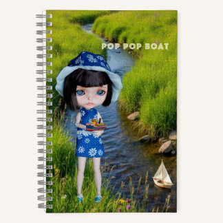 5.5x8.5 Journal: Pop Pop Boat Notizblock