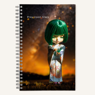 5.5x8.5 Journal: Pray Upon Stars Notizblock