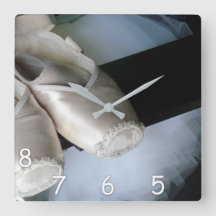 5, 6, 7, 8 - Pointe Shoes & Tutu Clock für Tänzer