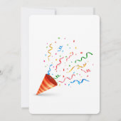 5" * 7" Rounded Birthday Einladungskarte Einladung (Rückseite)