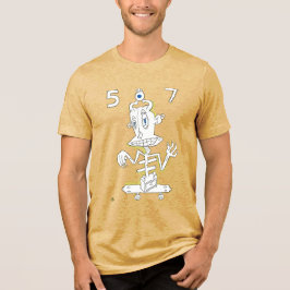 5_7 Skateboard T Tri-Blend Shirt
