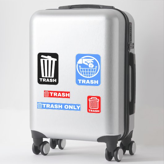 5 Abfallentsorgung Aufkleber (Koffer)