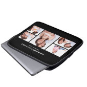 5 Abschnitte Benutzerdefiniertes Foto Einfache ele Laptopschutzhülle (Vorne Knopf)