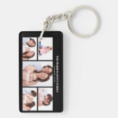 5 Abschnitte Benutzerdefiniertes Foto Einfache ele Schlüsselanhänger (Rückseite)