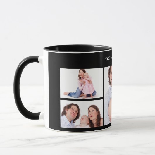 5 Abschnitte Benutzerdefiniertes Foto Einfache ele Tasse (Links)