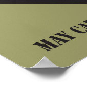 5 Alarm-Chili-Poster Poster (Ecke)