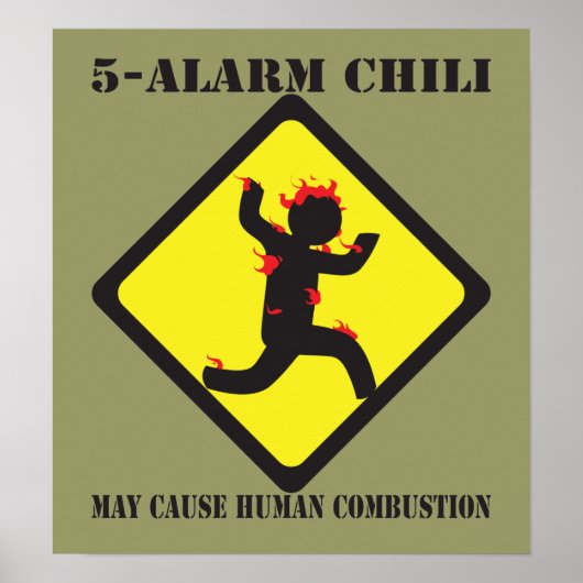 5 Alarm-Chili-Poster Poster (Vorne)