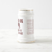 5. Alaudae römischer Legions-Elefant Stein J. Bierglas (Mittel)