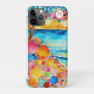 *~* 5 Aquarellsee Strand Umbrella Sand Case-Mate iPhone Hülle