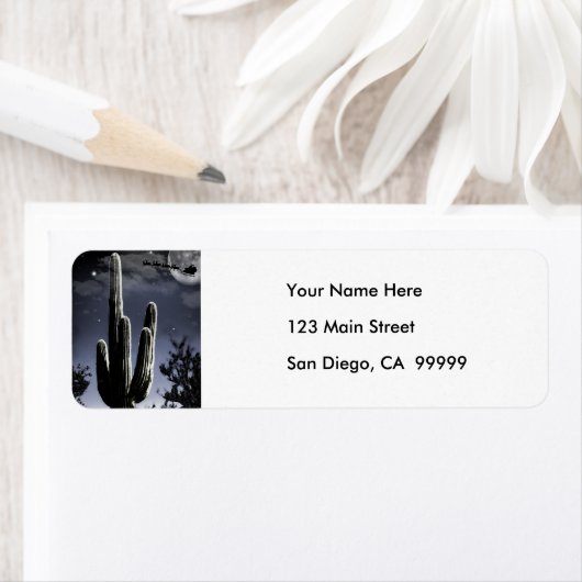 5 Armed Wüste Saguaro im Mondlicht (Insitu)