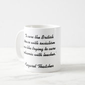 #5 - Auf Großbritannien u. Sozialismus Kaffeetasse (Vorderseite Links)