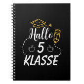 5. - "Back-to-School-Klasse" Notizblock (Vorderseite)