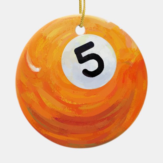 5 Ball Keramikornament (Vorne)