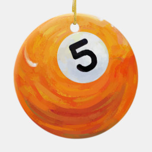 5 Ball Keramikornament