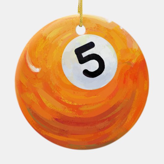 5 Ball Keramikornament (Hinten)