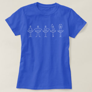 5 Ballett-Positionen T-Shirt
