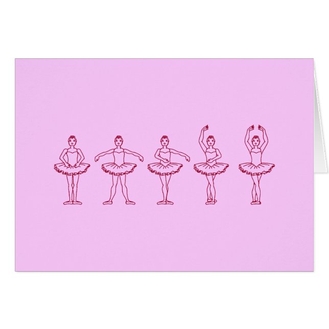 5 Ballettpositionen (Vorderseite (Horizontal))
