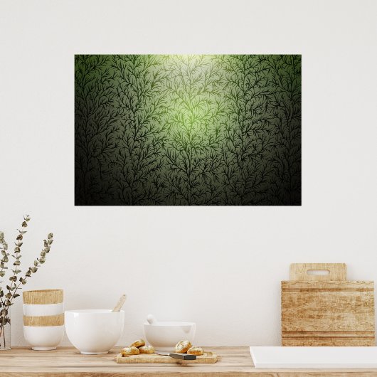 5 Bäume Poster (Küche)