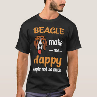 5 Beagle machen mich glücklich T-Shirt