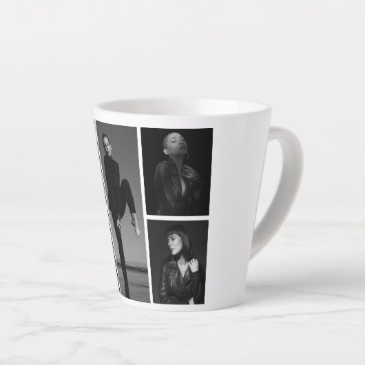 5 Bearbeitbare FotoCollage Milchtasse (Rechte Ecke)