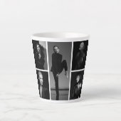 5 Bearbeitbare FotoCollage Milchtasse (Vorderseite)