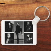 5 Bearbeitbarer Schlüsselanhänger für FotoCollage (Vorderseite)