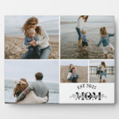 5 Benutzerdefinierte Fotocollage Beste Mutter über Fotoplatte (Vorderseite)