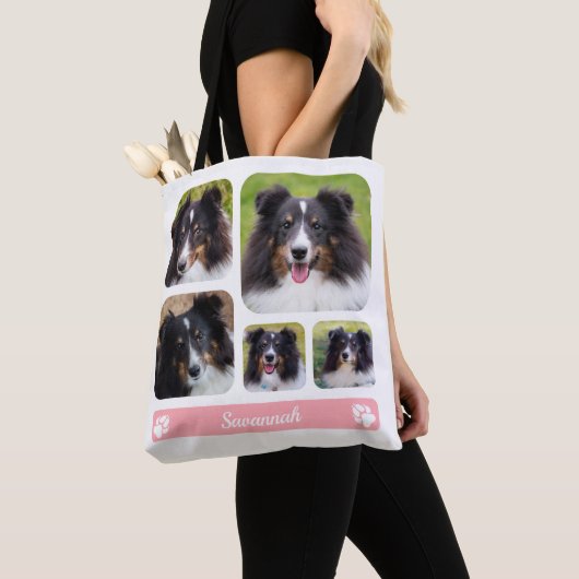 5 Benutzerdefinierte Fotomaterial-Vorlage mit rosa Tasche (Von Nahem)