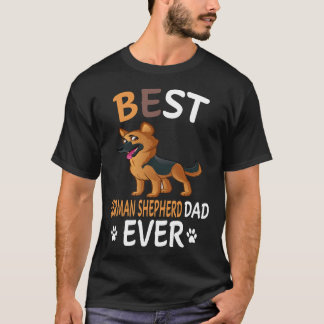 5 Bester Deutscher Schäferhund-Papa Aller Zeiten T-Shirt