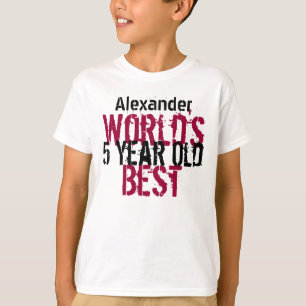 5. Bester die 5-jährig-Junge der T-Shirt