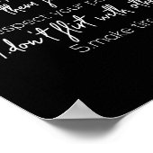 5 Beziehungsregeln Poster (Ecke)