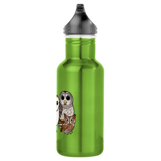 5 Birdorable Eulen Edelstahlflasche (Rechts)