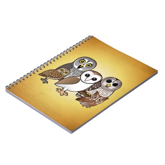 5 Birdorable Eulen Notizblock (Linke Seite)