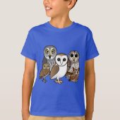 5 Birdorable Eulen T-Shirt (Vorderseite)