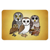 5 Birdorable Owls Magnet (Horizontal)