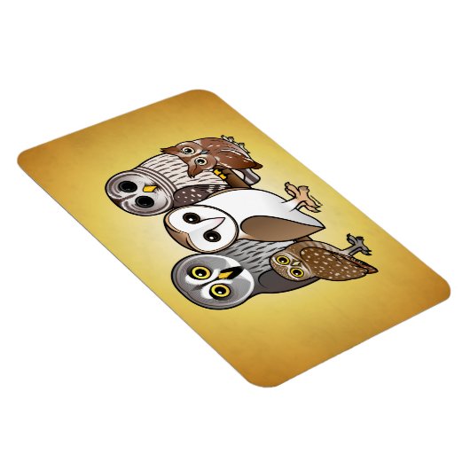 5 Birdorable Owls Magnet (Rechte Seite)
