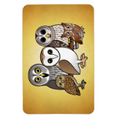 5 Birdorable Owls Magnet (Vertikal)