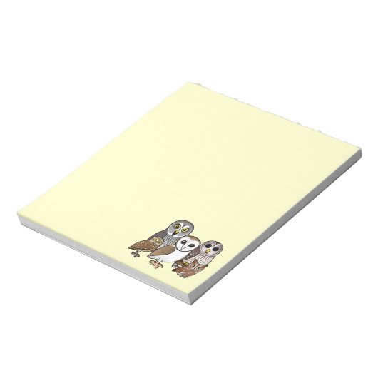 5 Birdorable Owls Notizblock (Rotiert)