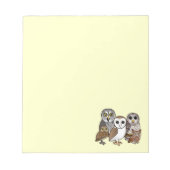 5 Birdorable Owls Notizblock (Vorderseite)