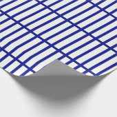 5 Bisected Blue Lines Geschenkpapier (Ecke)