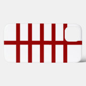 5 Bisted Red Lines Case-Mate iPhone Hülle (Rückseite (Horizontal))