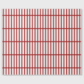 5 Bisted Red Lines Geschenkpapier (Flach)